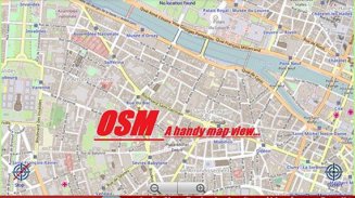 OSM 查看器。一个方便的地图视图。GPS screenshot 3