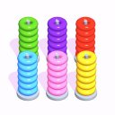 Hoop Stack - Color Puzzle Game Icon