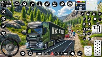 Extreme offroad multi-carga Truck Simulator 2019 screenshot 7