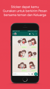 WAStickerApps - Cute Couple Sticker Pack screenshot 2