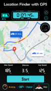 Velocímetro: Carro Heads Up Display GPS Odômetro screenshot 3