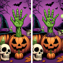 Halloween Spot It: Differences