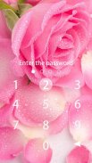 AppLock Theme Pink Rose screenshot 1