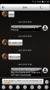 SMS Messages Gloss WhiteBlack screenshot 1