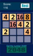 2048 Number Puzzle Color screenshot 1
