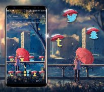 Rainy Days Launcher Theme screenshot 0