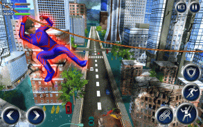 Flying superhero War - Grand City Emergency screenshot 1