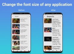 Big Font: Enlarge font screenshot 3