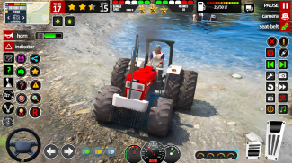 gerçek tarım traktör kargo sürücü simülatör screenshot 6