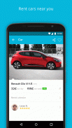 GoMore ridesharing, car rental screenshot 1