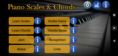 Timbangan & akord piano - belajar bermain Piano screenshot 14
