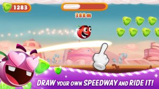 Sweet Racer - Draw & Slide in Candyworld! screenshot 8