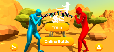 Savage Fighter - Online 2 Player Fighting Game screenshot 3