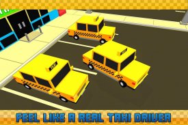 Blocky Furious Taxi Craft screenshot 1