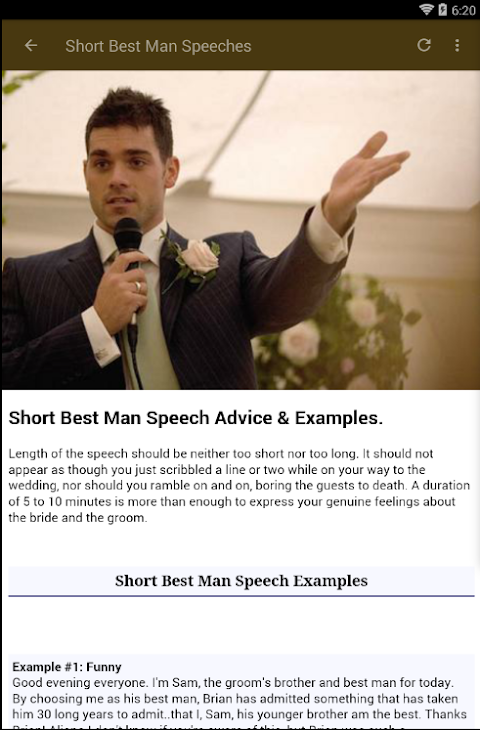 BEST MAN SPEECH - APK Download for Android | Aptoide