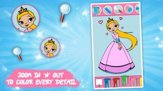 Princess Coloring - Kids Fun screenshot 7