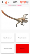 Dinossauros -Um jogo sobre dinossauros jurássicos! screenshot 2