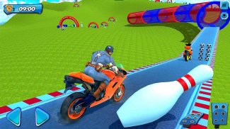 Superhero Bike Stunt Games 3D screenshot 0