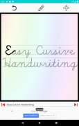 Easy Cursive Handwriting screenshot 2
