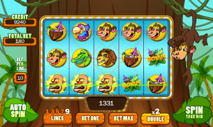 Monkey Slot Machine Mania Free screenshot 2