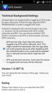 GPS Switch (Root) screenshot 1