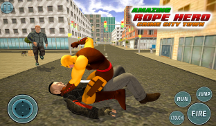 Super Vice Town Rope Hero: Crime Simulator screenshot 1