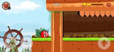Red Jump Ball Jungle Adventure screenshot 7