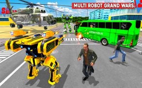 Army Bus Robot Transformation – Flying Car Robot screenshot 4