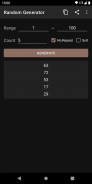 Random Number Generator screenshot 1