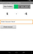 Algebra Negative Numbers+ - */ screenshot 3