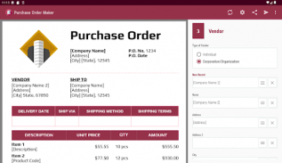 Purchase Order Maker screenshot 11