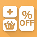Shopping Calculator with GST Icon