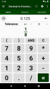 Decimal to Fraction Converter Calculator screenshot 5