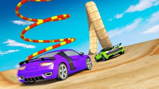 Mega Ramp Race - Flying Car Stuntman Ramp Racing screenshot 4