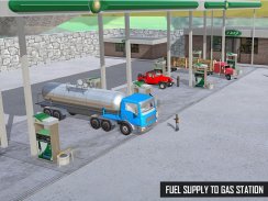 Oil Tanker Transporter Truck Driving Games screenshot 20