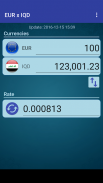 Euro x Dinar iraquí screenshot 1
