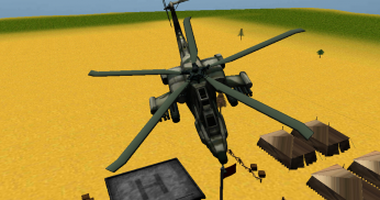 Combat helicopter 3D flight screenshot 2