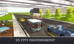 Cidade, ambulância, dirigindo screenshot 4