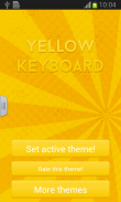 Yellow Keyboard Free screenshot 0