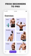 Fitness- Allenamento e Diario degli Esercizi,Corpo screenshot 2