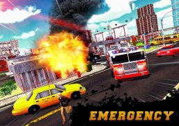 FireFighter City Rescue Hero screenshot 5