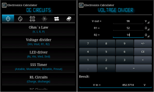 Electronics Calculator screenshot 1