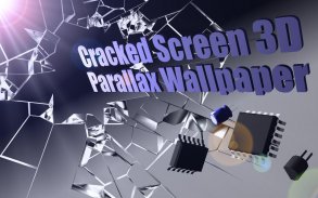 Cracked Screen Gyro 3D Parallax Wallpaper HD screenshot 0