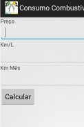 Consumo Combustível screenshot 1