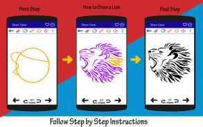 How to Draw Lion Step by Step screenshot 2