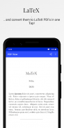MaTeX - Markdown to LaTeX Text Editor screenshot 3