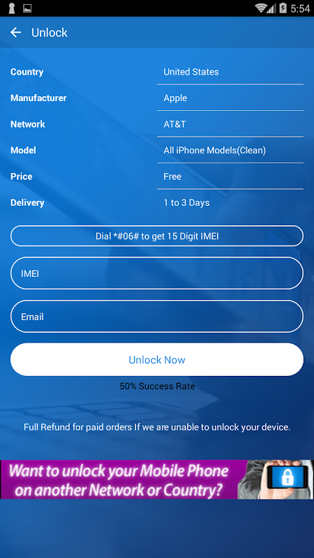 Free Unlock Network Code For Android Phones - APK Download For Android ...