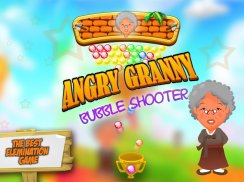Wütend Granny Bubble Shooter screenshot 2