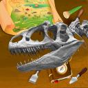 🦖Dinosaur Games Archaeologist Digging Find Bones Icon