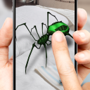 3D spider on a hand simulator prank game Icon